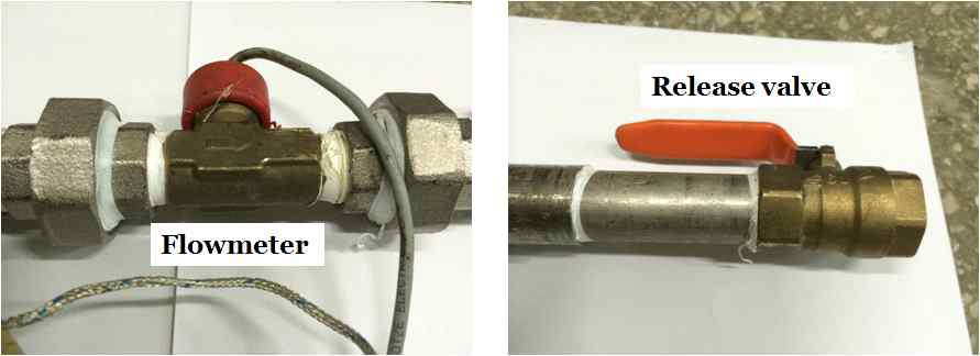 Flowmeter & Release Valve