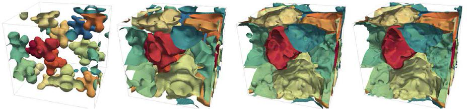 Microstructure evolution during solidification of Mg-5wt.% Al alloy.