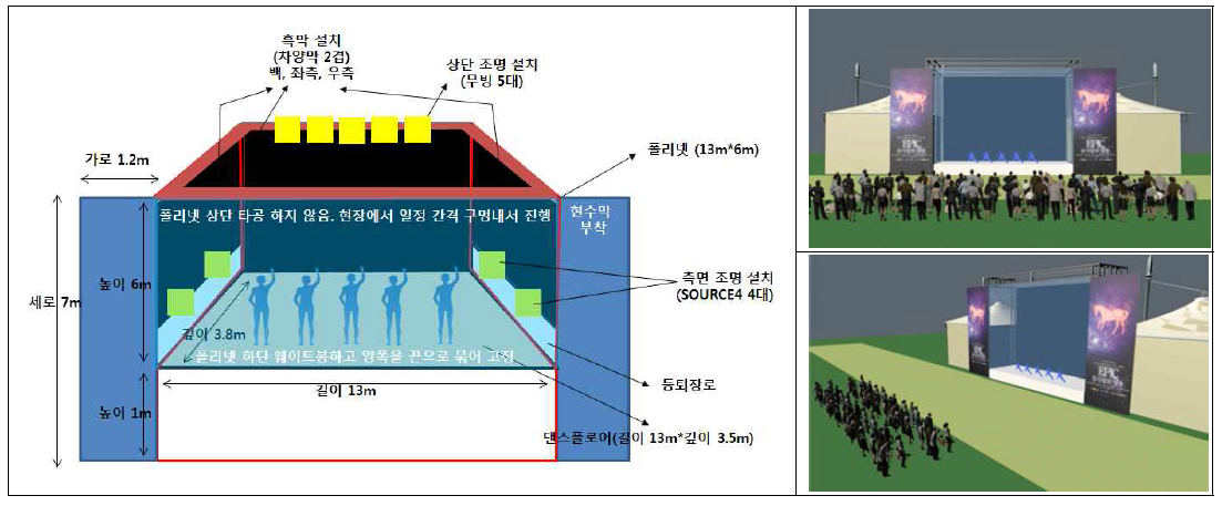 홀로그램 특설무대