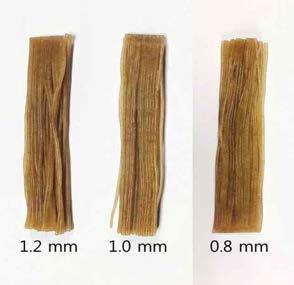 제면 두께에 따른 즉석 레드퀴노아 쌀국수 사진.
