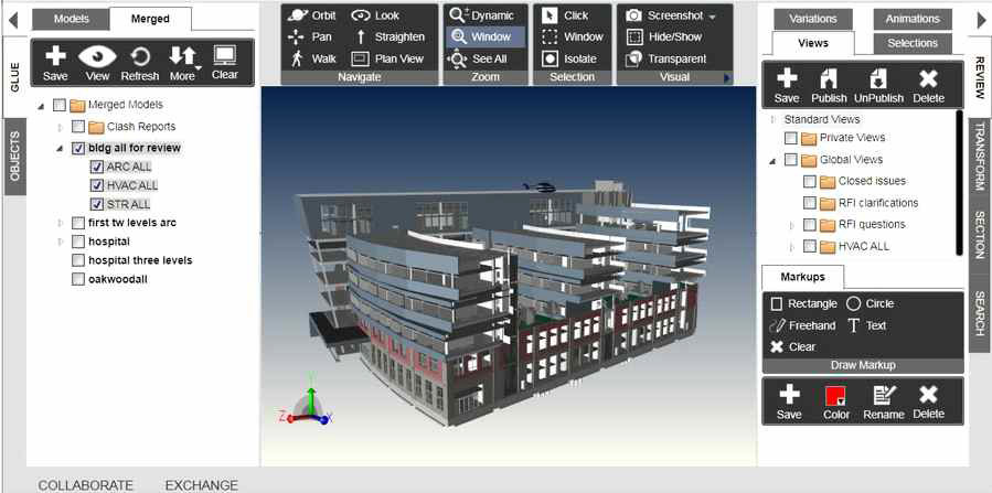 Autodesk 社의 BIM 360 GLUE