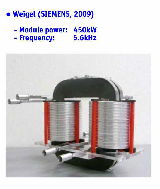 SIEMENS의 고주파변압기