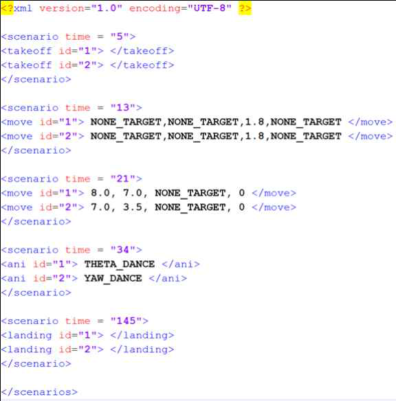 XML 기반의 시나리오 파일