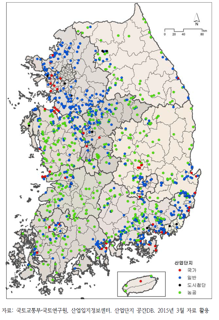 전국 산업단지 지정현황