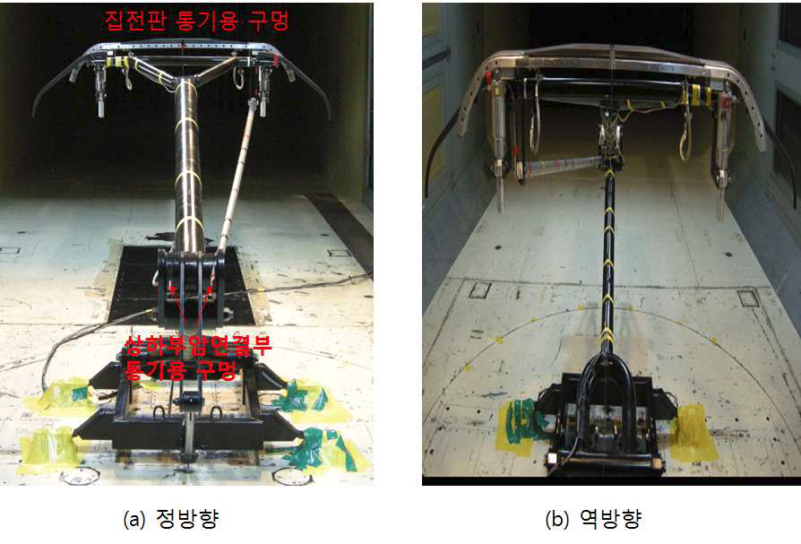 공력시험용 개발 팬터그래프 시작품