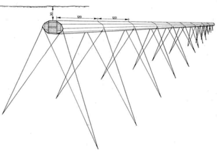 해중터널의 최초 특허 개념도 (1984)