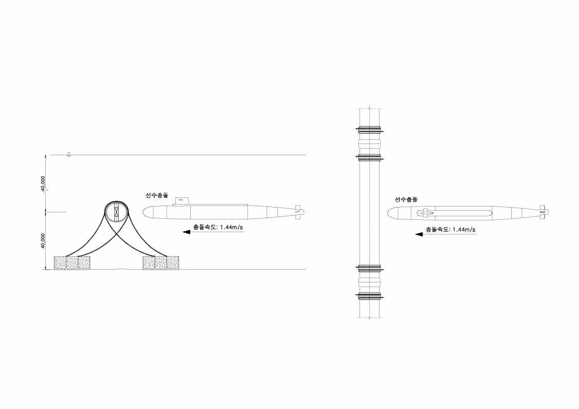 충돌 해석 시뮬레이션-속도 및 방향 조건