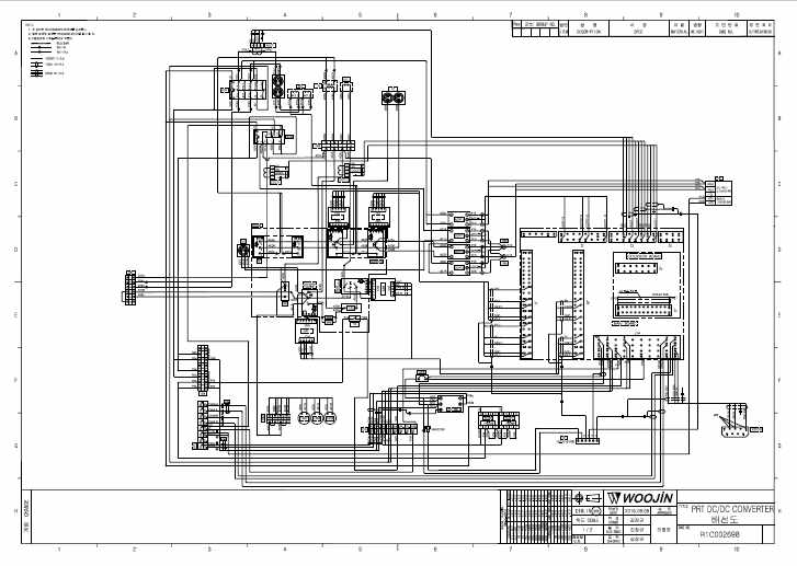 개발 컨버터 설계 배선도