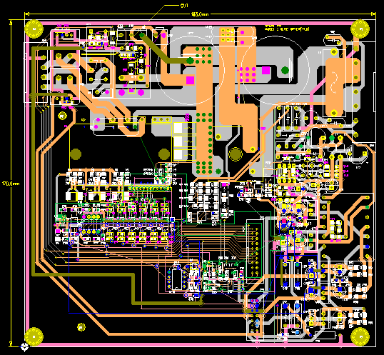 드라이버 보드 PCB Artwork