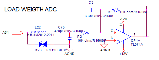 ECU AIR Sensor ADC Circuit Concept
