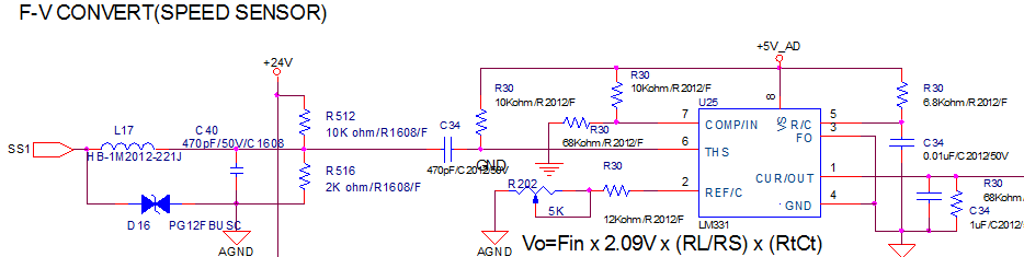 ECU SPEED Sensor F-VC Circuit Concep