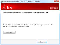 JDK 7u45 Windows 설치 순서6