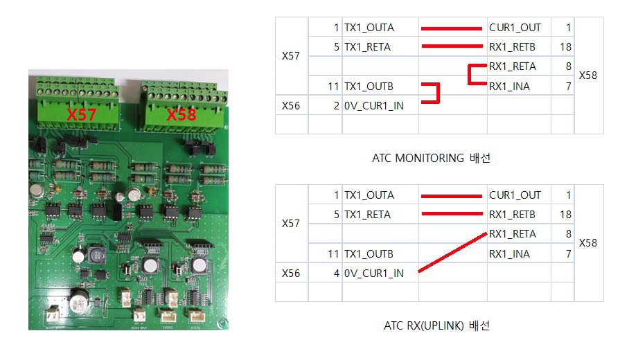 ATC CURRENT 배선 연결