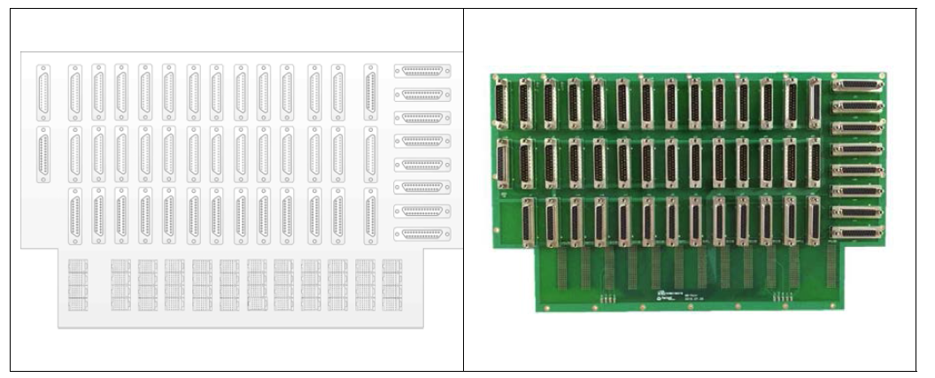개발 HADAX PCB 카드(Back-Panel(Rear))