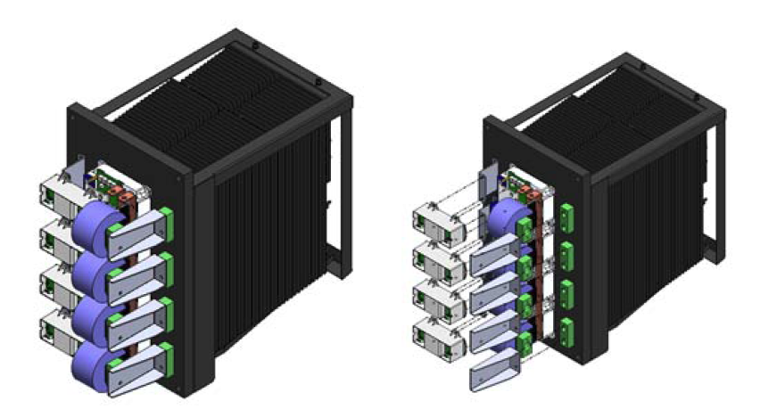 IGBT 세로배열 조립 및 분해도