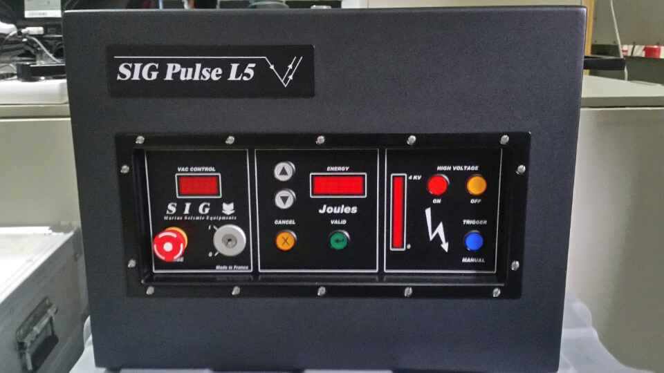 SIG Pulse L5(SIG, France) loaded on the R/V Tamhae2