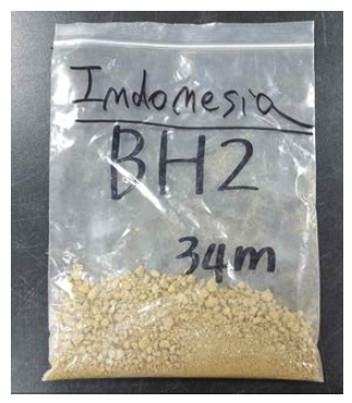 Indonesian samples for CT analysis