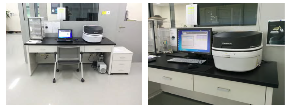 EDX-8000 X-ray fluorescence spectrometer in Meteorite Registarion Center, KIGAM. Vacuum pump is attached to analyze low-mass elements such as Si, Al, Mg etc.