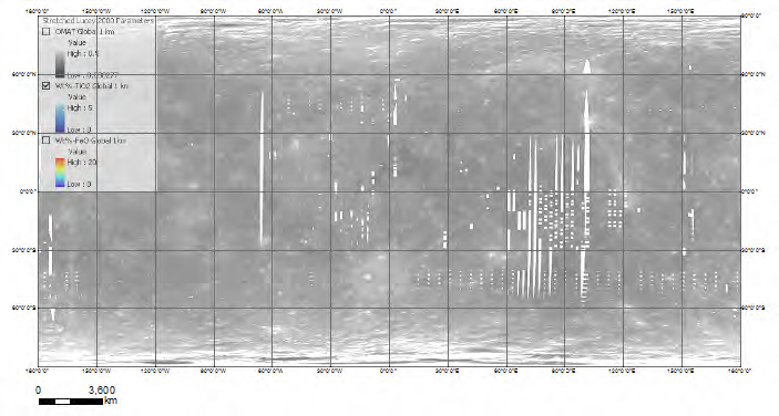 Lunar Image Bases map (Clementine OMAT map)