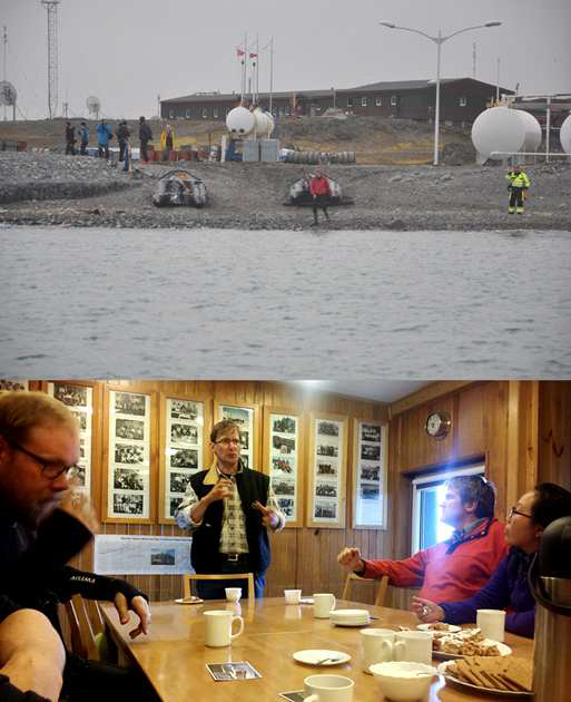 Polish Arctic research station located in Hornsund Fjord of the Svalbard.