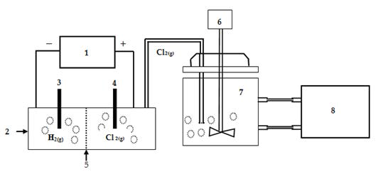 Schematic diagram of experimental apparatus