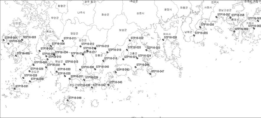 시추조사 위치도.