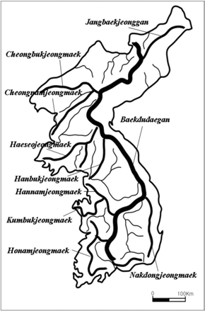 한반도 산경도