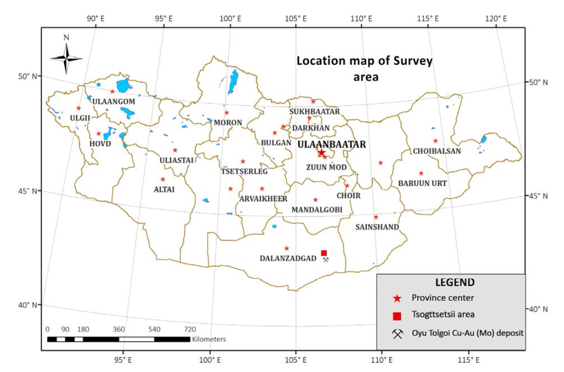 Location map of the KIGAM-MRAM joint survey area