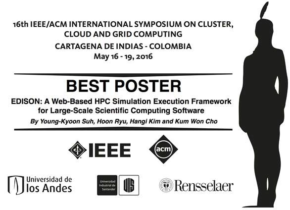 Best Poster Award at IEEE/ACM CCGrid 2016