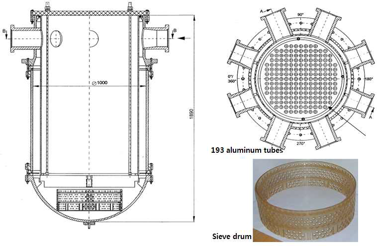 ROCOM experimental equipment – nuclear reactor model