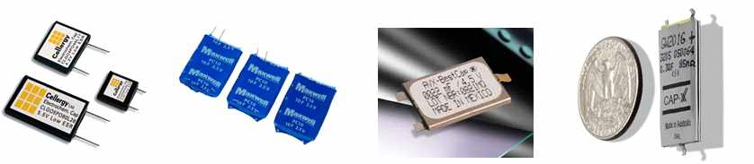 Commercial supercapacitors