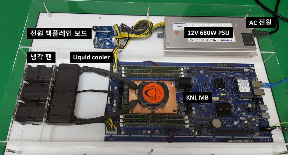 최종 완료후 구동중인 모습