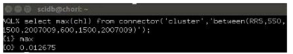 Example of between Query for Remote Array