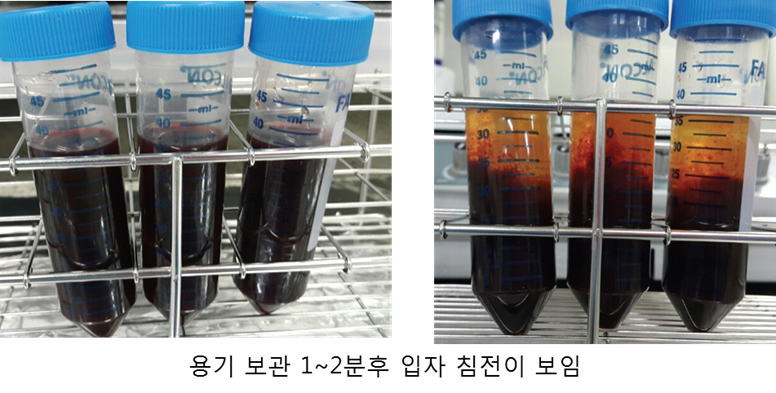 기존 공정으로 제조한 CuS 나노 입자