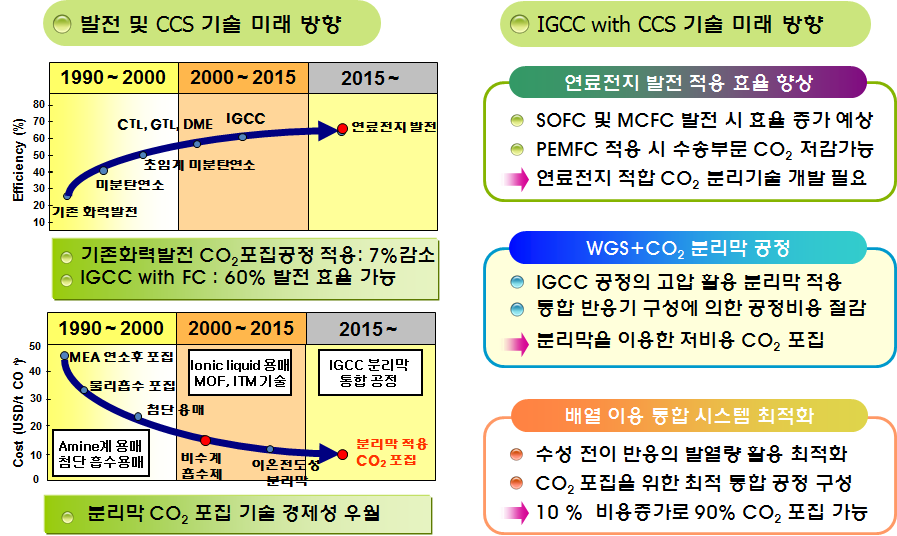 미래 발전 및 CCS 기술개발 방향