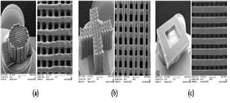 3D 미세 구조물의 SEM 이미지