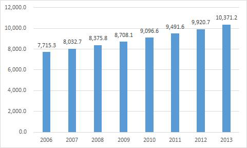 혈당계 해외 시장 현황 (2006-2013년)