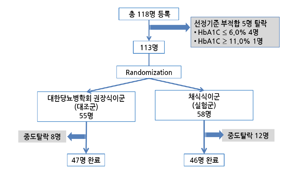 연구대상자 선정 흐름도