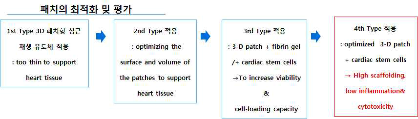 동물 모델 이식용 심근재생유도체의 크기 및 두께 최적화