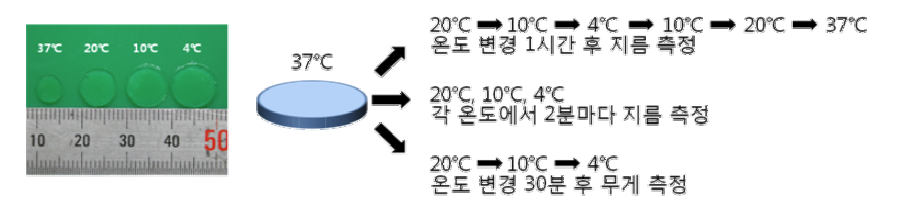 하이드로겔의 특성 평가 방법