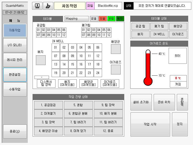 Operation Software 인터페이스