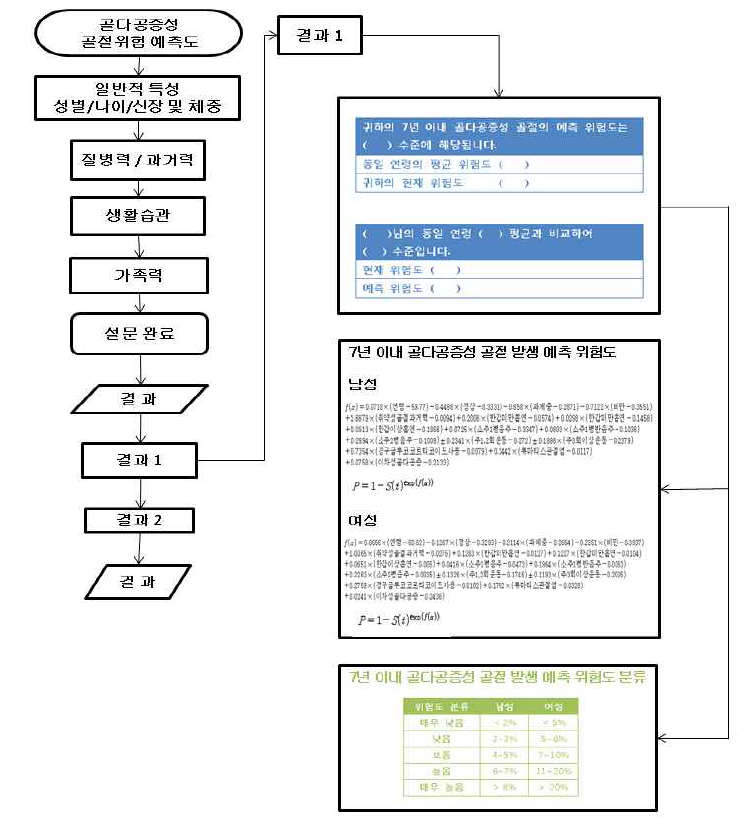 웹기반 골다공증 골절 예측 서비스 프로그램 개요