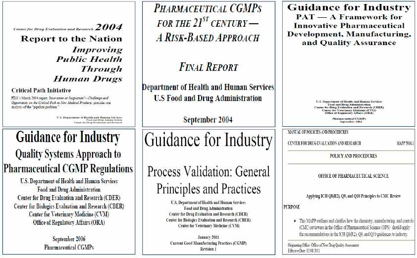 미국 FDA의 QbD 관련 지침