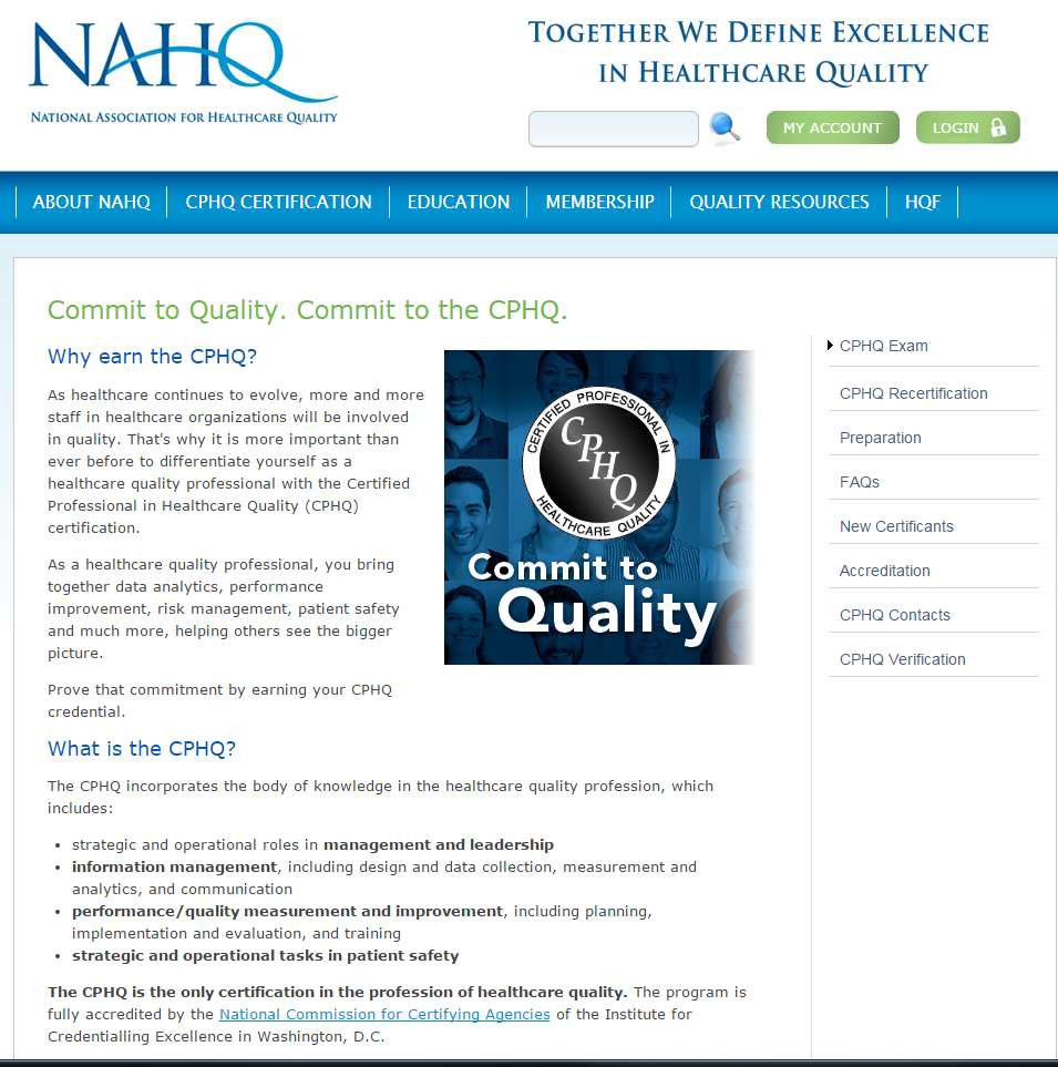 National Association for Healthcare Quality