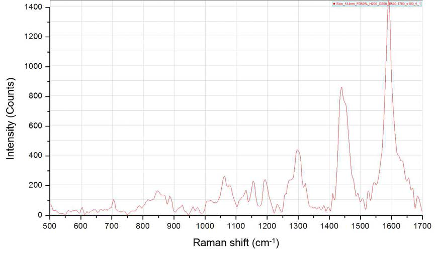 Raman spectroscopy를 이용한 기능성 물질의 Raman spectrum 분석 결과