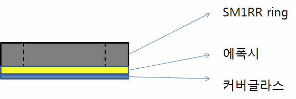 Transdermal delivery chamber용 window 제작 모식도