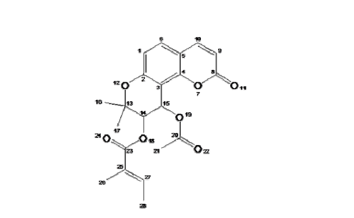 Molecular structure of praeruptirn A