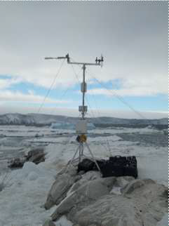 Eddy covariance flux tower set up on February, 2012