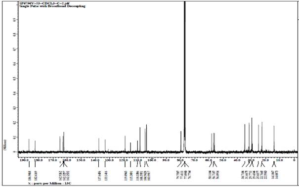 SF6796V-53 의 13C-NMR Spectrum