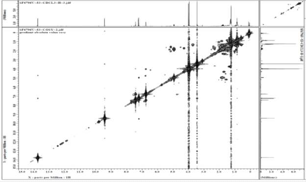 SF6796V-53 의 COSY-NMR Spectrum